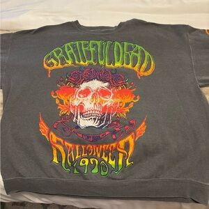 Grateful Dead Skull & Roses Crewneck | Urban Outfitters Graphic Sweatshirt S/M